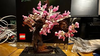 LEGO Bonsai Tree Review Pink Frogs amp Cherry Blossoms [upl. by Haronid]