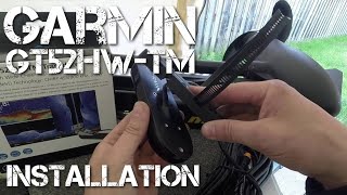 Garmin GT52HWTM Transducer Installation  Trolling Motor Mount [upl. by Brout654]