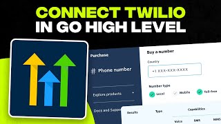 How to Connect Twilio Number To GoHighLevel Tutorial [upl. by Llerrej890]