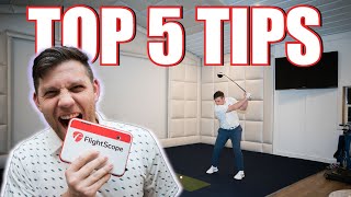 Top 5 MEVO Plus Setup Tips for SUPER Accurate Readings  Golf Simulator [upl. by Mij]