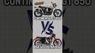 BSA Gold Star 650 Vs Royal Enfield Continental GT 650  Continental GT 650 Vs BSA Gold Star 650 [upl. by Hayton]