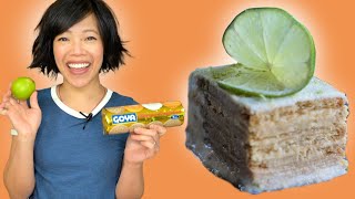 4Ingredients 10 minutes  Lime Maria Icebox Cake  Carlota de Limon [upl. by Wolcott]