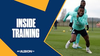 Estupinan Back With A Bang  Brightons Inside Training [upl. by Rowland316]