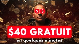 GAGNER 40 DE CRYPTO GRATUITEMENT EN 30 MIN  Nouvelle méthode [upl. by Idur]