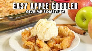 Ridiculously Easy APPLE COBBLER RECIPE Taste Bud Blowing Fall Dessert [upl. by Radley]