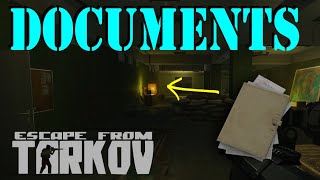 Documents Quest Guide  Escape from Tarkov [upl. by Eatton]