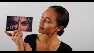 HUDA BEAUTY Desert Dusk Eyeshadow palette review I Lashuan Phillips [upl. by Marielle889]