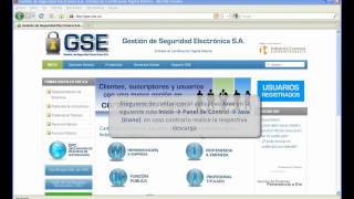 Manual de Instalación Certificados Digitales GSE por Token [upl. by Elvyn835]