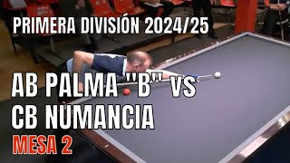 1ª J PRIMERA DIV  AB PALMA ¨B¨ vs CB NUMANCIA  M 2  T 202425 [upl. by Ahsenik]