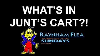 Whats in Junts Cart  Raynham Flea Market Outdoor [upl. by Acirre]