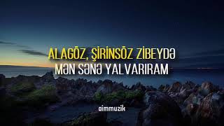 Alagöz Zibeydə  Karaoke  Azərbaycan Bəstəkar mahnısı [upl. by Adnal]