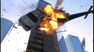 Die Hard Helicopter Crash on GTA 4 [upl. by Aniad768]