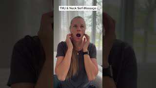 TMJ amp Neck Selfmassage massage tmj painrelief selfcare selfimprovement physiotherapy [upl. by Odericus]