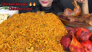 3 KILO🔥CHICKEN BIRYANICHICKEN CURRYRAITACHICKEN 65 LEG PIECERUMALI ROTI ASMR EATING [upl. by Griffith118]