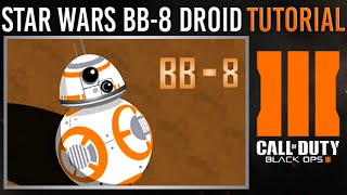 Black Ops 3  Star Wars BB8 Droid Emblem Tutorial  BO3 Emblems [upl. by Fayola]