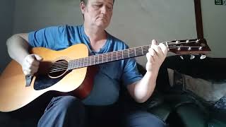 A Windmill in Old Amsterdam  Fingerstyle Guitar  Yamaha FS3 Acoustic [upl. by Hyacinthia]