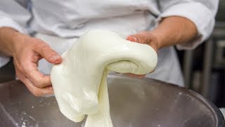 Live Making Fresh Mozzarella From Milk  Make Mozzarella Cheese at Home [upl. by Ecertap139]