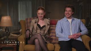 Madelaine Petsch and Froy Gutierrez horror stories romance and jump scares for The Strangers Cha [upl. by Turk]