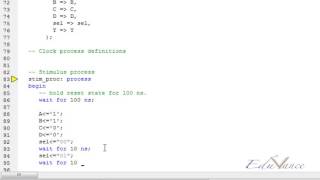 VHDL Lecture 15 Lab 5  case select simulation [upl. by Blondy289]