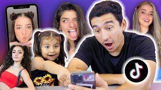 Reacting to Famous Tiktokers First Tiktok  Nick and Sienna [upl. by Preciosa]