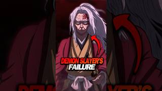 Why Yoriichi Is A Demon Slayers FAILURE Demon Slayer Explained demonslayershorts [upl. by Neerod]