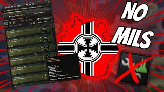 Building a German Empire with No Military Factories in Hearts of Iron 4 [upl. by Zellner422]