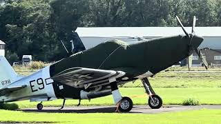 Blue Thunder Dauphin having fun at Shobdon Airfield [upl. by Doyle960]