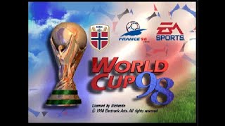 México vs Noruega Mundial  World Cup 98 N64 [upl. by Cornela]