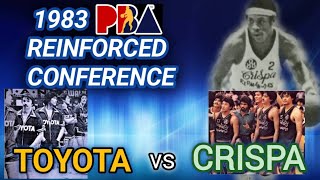 TOYOTA vs CRISPA Exciting 2nd half 1983 PBA Reinforced Conference [upl. by Roselle236]