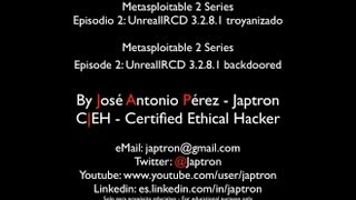 Metasploitable 2 Series  Episode 2  UnrealIRCD 3281 backdoored  CVE 20102075 [upl. by Bucher847]