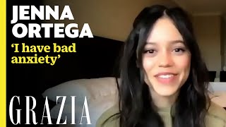 Jenna Ortega On Dealing With Anxiety Feminism amp Meeting Oprah  Fangirl Shortlist [upl. by Adia]