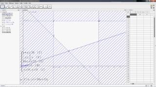 Programmation lineaire  6  utiliser géogébra [upl. by Esch603]