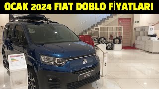 Ocak 2024 Fiat Doblo Fiyat Listesi  2024 Fiat Doblo Fiyatları  fiatdoblo doblo [upl. by Emiline120]