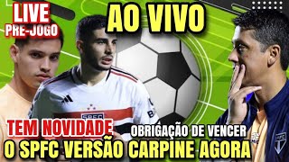 AO VIVO GUARANI X SÃƒO PAULO  PRÃ‰ JOGO  ESCALAÃ‡ÃƒO OFICIAL  BASTIDORES  LUCAS MURA DE VOLTA [upl. by Novled]