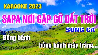 Sapa Nơi Gặp Gỡ Đất Trời Karaoke Song Ca Nhạc Sống gia huy karaoke [upl. by Rockwood908]