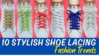 How to lace your shoes The 10 unique ways of shoelacing tie shoelaces kihoav [upl. by Marsha]