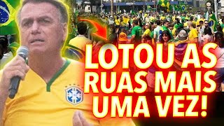 BOLSONARO LOTOU AS RUAS DE NOVO E FEZ DISCURSO FORTE EM SÃO PAULO ESQUERDA FICOU DESESPERADA [upl. by Walley]