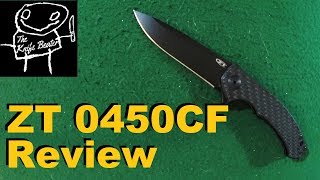 Zero Tolerance ZT 0450CF Review Best light duty knife [upl. by Ressan]