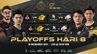 BAHASA INDONESIA M3 Playoffs Hari 8  MLBB World Championship 2021  Singapura [upl. by Munson]