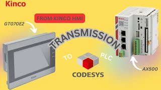 Step to Step Guide Transmission from Kinco HMI to CODESYS PLC [upl. by Kazmirci]