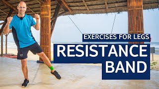 Resistance Band Leg Exercises Tone and Strengthen Your Lower Body [upl. by Girhiny]