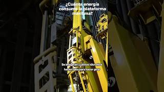 ¿Cuánta Energía Consume la Plataforma Marítima ingenieria mineria [upl. by Kennard]