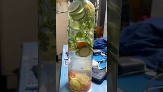 Detox water at home remedy skincare detoxwaterrecipe detoxwaterforweightloss [upl. by Aserehtairam]