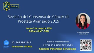 Revisión del Consenso de Cáncer de Próstata Avanzado 2019 [upl. by Neelyak693]