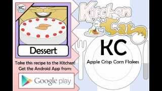 Apple Crisp Corn Flakes  Kitchen Cat [upl. by Okihcim232]