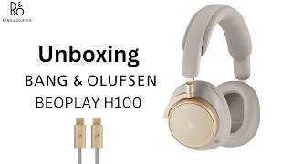 Bang and Olufsen Beoplay H100 Unboxing [upl. by Rannug177]