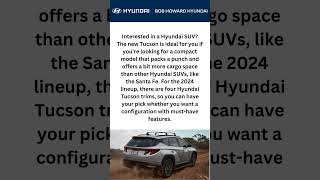 Hyundai Tucson Trim Levels amp Specifications  Bob Howard Hyundai shorts [upl. by Herrod]