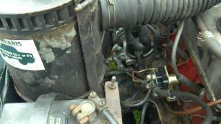 Land Rover 109 225 engine running [upl. by Noellyn169]