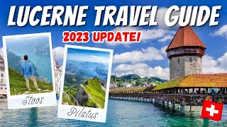 ULTIMATE LUCERNE GUIDE ThreeDay Itinerary in Lucerne Switzerland amp Beyond  Pilatus Stoos Rigi [upl. by Uel921]