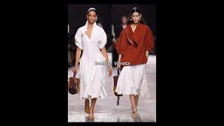 BOTTEGA VENETA SS25 runwayshowcase bottegaveneta fashion supermodels [upl. by Sholley]